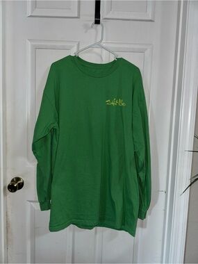 Salt Life Green Shirt Size XL